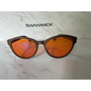 Glasses Swannies Round Night (Bamboo ) Blue Light Blocking Unisex Ref 2006